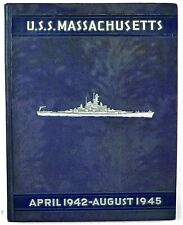 USS Massachusetts (BB-59) 1942 1943 1944 1945 WWII Cruise Book picture