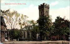 Derby Connecticut Episcopal Church c1910 Printed Great Britian VTG Postcard CT picture