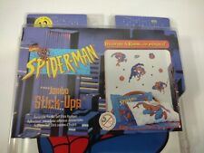 1995 Vintage Marvel Spider-Man Action Hero Jumbo Stick-Ups Wall Decal Stickers picture