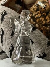 Crystal Angel By Enesco Vintage Playing Harp. picture