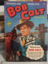 BOB COLT #1 Golden Age Gem from 1950 Fawcett picture
