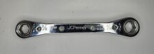 Vintage J.C. Penny 3552 3/8 x 7/16  6 Point Ratcheting Wrench Works Great CLEAN picture
