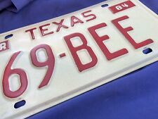 “69 – BEE” 1969 Dodge Super Bee Texas DMV original plate Gently Used Great shape picture