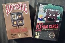 Bicycle 8-Bit Gold Playing Cards (LIMITED) AND 8-Bit Playing Cards by Home Run picture