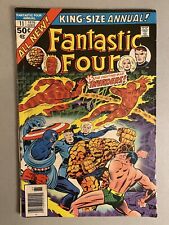Fantastic Four Annual 11, Mid Grade, Marvel 1976, Buscema, Kirby, Invaders picture