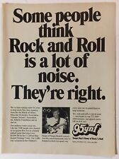 95YNF Rock n Roll Tampa Radio 1989 Vintage Print Ad 8x11 Inches Wall Decor picture