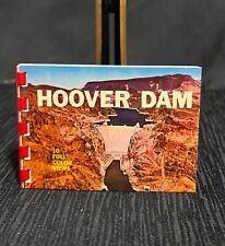 Vintage Hoover Dam Souvenir Picture Book 10 Full Color Views Ephemera Photo Book picture