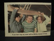 1959 Fleer #39- Three Stooges Card 3 Stooges no creases Off Center picture
