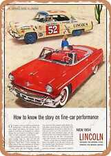 METAL SIGN - 1954 Lincoln Capri Special Custom Convertible Vintage Ad picture