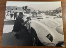 8x10 print / Phil Hill in Ferrari on grid at Palm Springs Road Races, 1955 picture