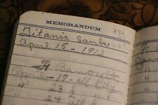 Titanic Mentioned Entry; Vintage Diary of New York Resident; Rare Find picture