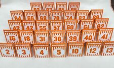 Lot of 32 Whataburger Table Tent Markers Tents - Numbers picture