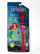 1989 Vintage HOPE Disney Little Mermaid Flip Top Watch Sebastian picture