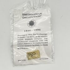 Vtg Smithsonian Institute Lapel Pin 150th Year Anniversary Museum  (1996) NEW picture