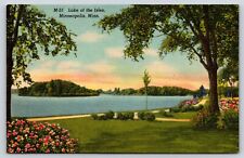 Minnesota Minneapolis Lake of the Isles Vintage Postcard picture