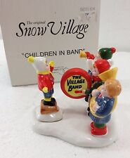 Dept 56 Original Snow Village Children in Band 5104-7 NEW picture