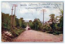 1906 Old Stone Road Looking North From Sugar Loaf Winona Minnesota MN Postcard picture