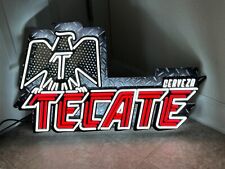 GORGEOUS TECATE CERVEZA BEER Florescent LIGHT Sign HANGING Faux NEON 27