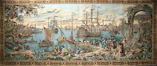 Tapestry   Wall hanging the port of Venice in the 16th century made in Italy picture
