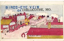 Birds-Eye View of Chillicothe, Mo. Missouri Postcard. picture