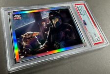 (PSA 10) 2023 Star Wars Galaxy #44, “Wing Man” Refractor picture
