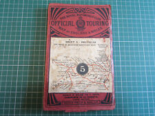 ROYAL AUTOMOBILE CLUB OFFICIAL TOURING MAP CLOTH EDITION SHEET 5 HOLYHEAD picture