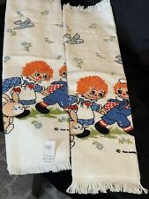 VINTAGE RAGGEDY ANN & ANDY HAND TOWEL picture