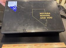 Rare Nevada Mining Specimen Case Division Of Minerals Official Crystals Gift picture
