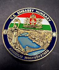 U.S Embassy Hungary Marine Security Guard Detachment Budapest Challenge Coin picture