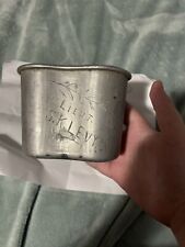 WWI WW1 Officers US Trench Art Canteen Cup 1918 LF&C Named Engraved picture