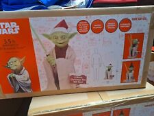 Star Wars 3.5 ft Animated LED Seasonal Yoda Indoor Use Only Home Decor New picture