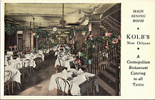 Postcard New Orleans Louisiana Famous Kolbs Restaurant picture
