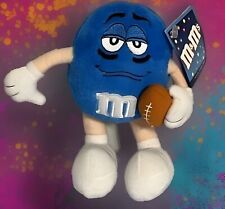 M&Ms Vintage 2001 Blue Football plush Preowned With Tags picture