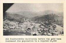 Birdseye View Coulterville California CA c1950s Postcard picture
