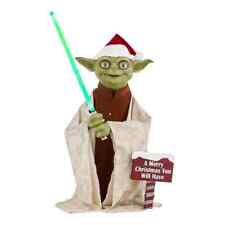 3.5 ft. Animated Animatronic LED Seasonal Halloween Christmas Star Wars Yoda picture