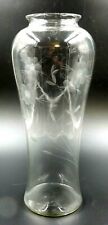 BEAUTIFUL ETCHED GLASS 12-1/4