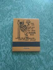 Vintage Matchbook L6 Collectible Ephemera Maui Hawaii Rusty harpoon funny picture