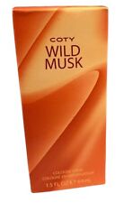 Vintage Coty Wild Musk for Her 1.5 fl oz Cologne Spray New in Box picture