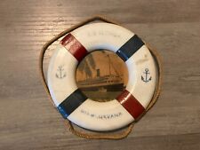 Vintage Souvenir SS Florida  Ship Cruise Lines Life Preserver Ring picture