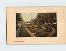 Postcard Mt. Vernon Garden Mt. Vernon Virginia USA Embossed Card picture