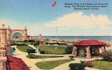 Majestic View of Plaza & Bandshell - Daytona Beach Florida FL - Postcard picture