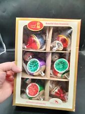 Kurt Adler Santa's World Early Years Multi-Color ORNAMENT SET of 6 picture