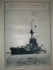 Photo article supplement on Royal Navy Britain's Power at Sea 1914 picture