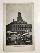 Vintage 1905 Faneuil Hall Boston Massachusetts Undivided Back Postcard picture