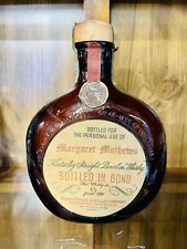 1940's Vintage Brown Forman Amber Bottled In Bond Saddlebred Bourbon Bottle picture