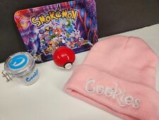 Backwoods/Cookies 7x11 Rolling Tray GIFT SET Bennie @ Jar Pokémon Ball Grinder  picture