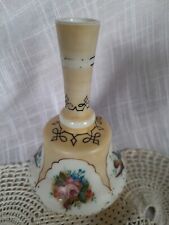Vintage Victorian Perfume Bottle?/vase Floral And Birds 6 1/2 Inches Beautiful picture