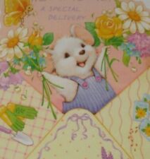 Vintage Mother's Day card, mouse inside an envelope, 7