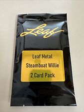 2023 Leaf Metal Steamboat Willie 2 Random Numbered Cards A Pack 1/1 To /99 picture