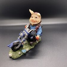 Pig On Motorcycle Figurine picture